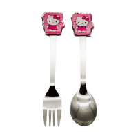 قاشق و چنگال کودک مدل کیتی